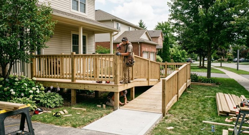 ADA Ramp Installation in Kansas City, KS