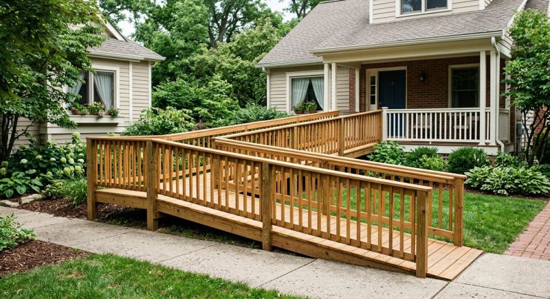 Entrance Ramp Installation in Conroe, TX