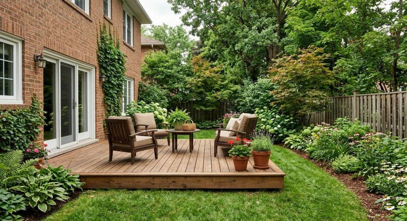 Ground Level Deck Construction in Redmond, WA