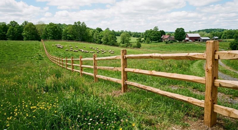 Rail Fence Construction in Pearland, TX