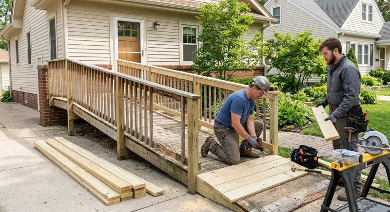 Wood Ramp Construction in Kansas City, KS