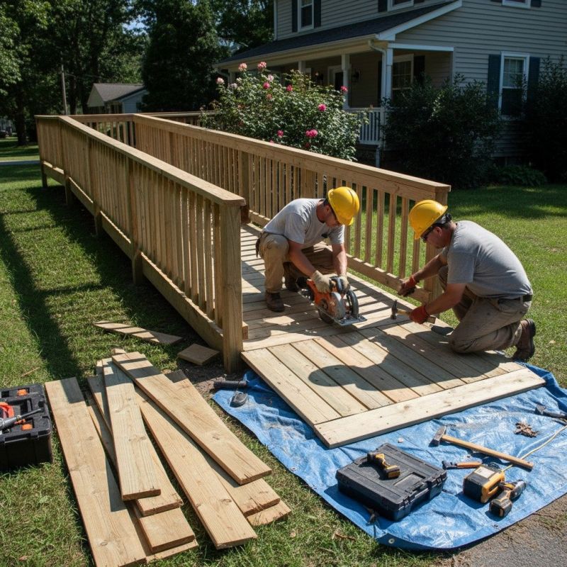 Accessible Ramp Construction in Wilmington, NC