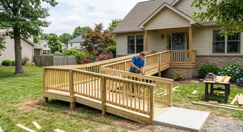 Accessible Ramp Installation in Conroe, TX