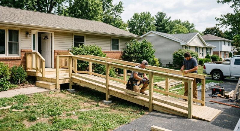 Accessible Ramp Installation in Conroe, TX