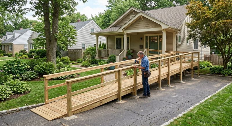 Accessible Ramp Installation in Wilmington, NC