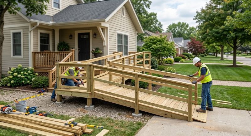 Accessible Ramp Installation in Wilmington, NC