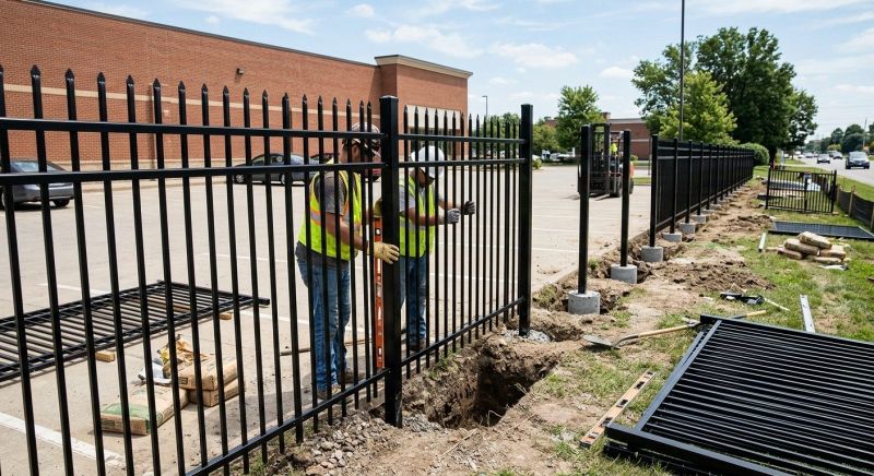 Commercial Metal Fence Service in Littleton, CO