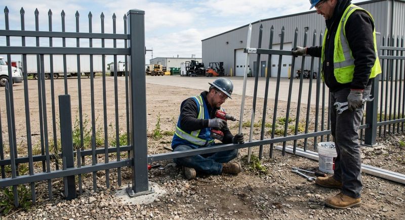 Commercial Metal Fence Service in Littleton, CO