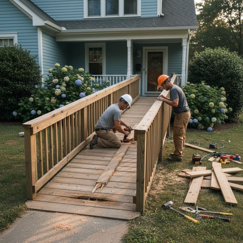 Deck Ramp Construction in Wilmington, NC