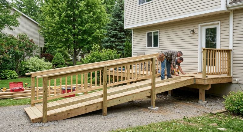 Deck Ramp Installation in Wilmington, NC
