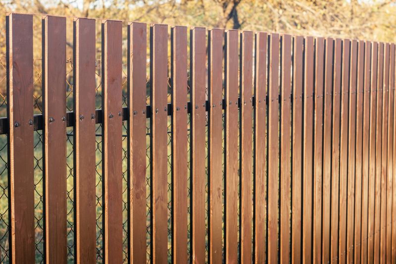 Modern Wood Fence