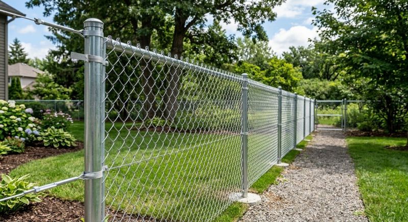 Galvanized Fence Installation in Roseville, CA