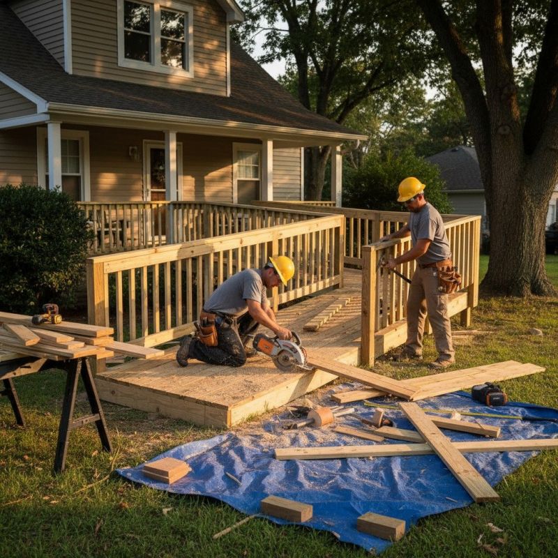 Handicap Ramp Construction in Conroe, TX