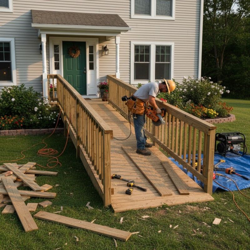 Handicap Ramp Construction in Kansas City, KS