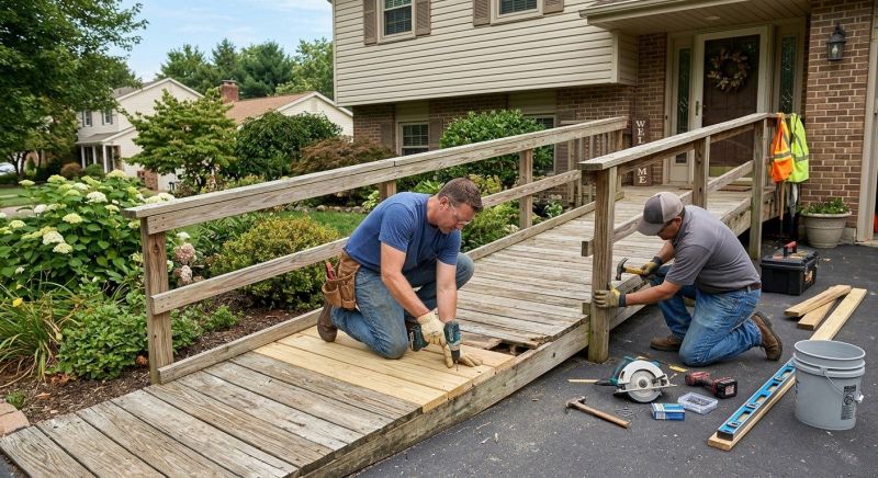 Handicap Ramp Replacement in Kansas City, KS