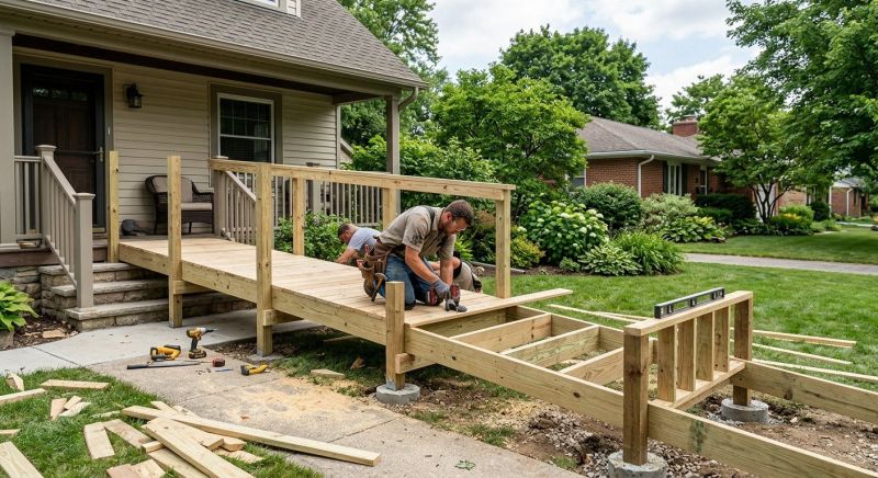 Handicap Ramp Replacement in Kansas City, KS