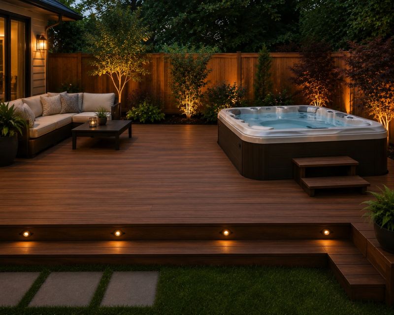 Hot Tub Deck Construction in Seattle, WA