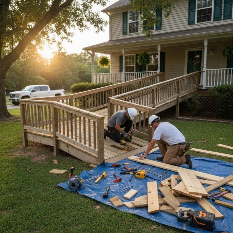 Mobility Ramp Construction in Wilmington, NC
