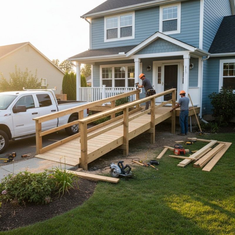 Mobility Ramp Construction in Conroe, TX