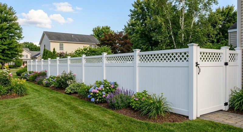 Pvc Lattice Fence Installation in Kansas City, MO