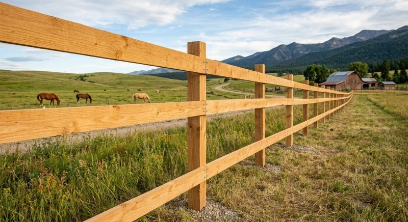 Rail Fence Installation in Sacramento, CA