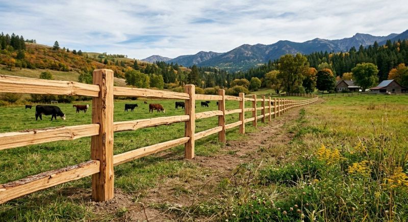 Rail Fence Replacement in Pearland, TX