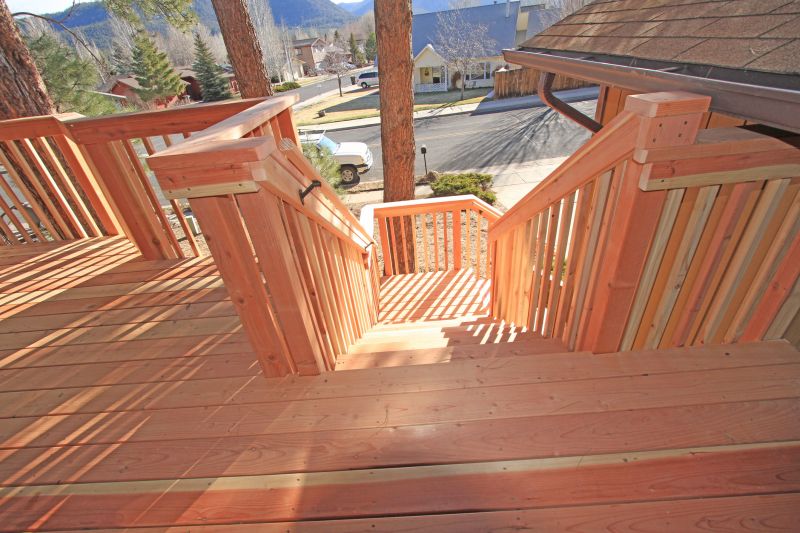 Redwood Deck Installation in Norwalk, CT