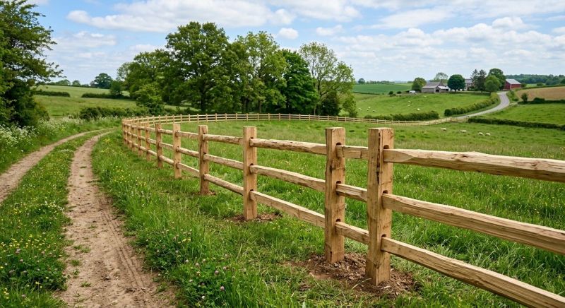 Split Rail Fence Installation in Sacramento, CA
