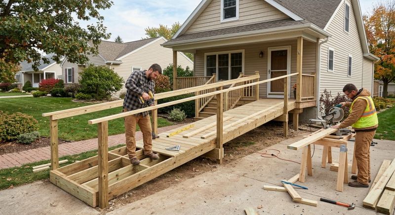 Stair Ramp Construction in Wilmington, NC