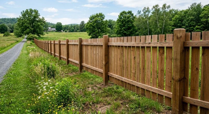 Timber Fence Installation in Roseville, CA