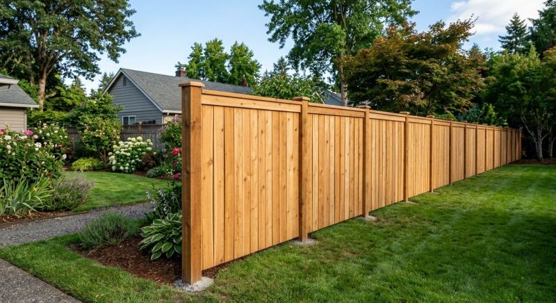 Treated Fence Installation in Roseville, CA
