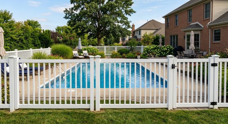 Vinyl Pool Fence Installation in Kansas City, MO