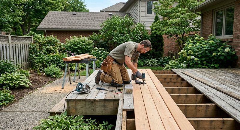 Wood Deck Repair in Redmond, WA