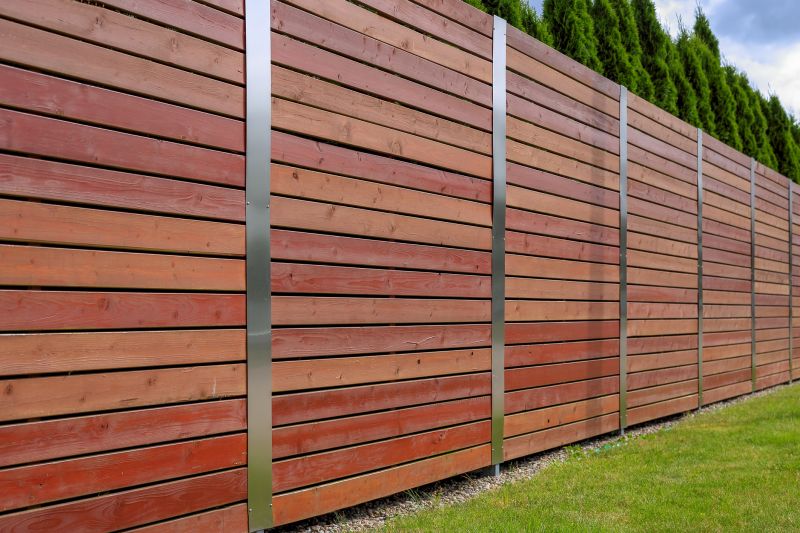 Wood Plank Fence Installation in Pearland, TX