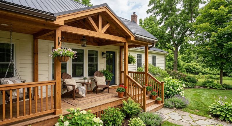 Wood Porch Construction in Stamford, CT