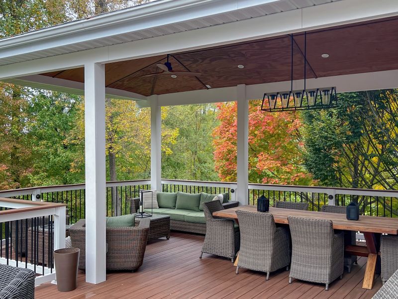 Wooden Veranda Construction in Worcester, MA